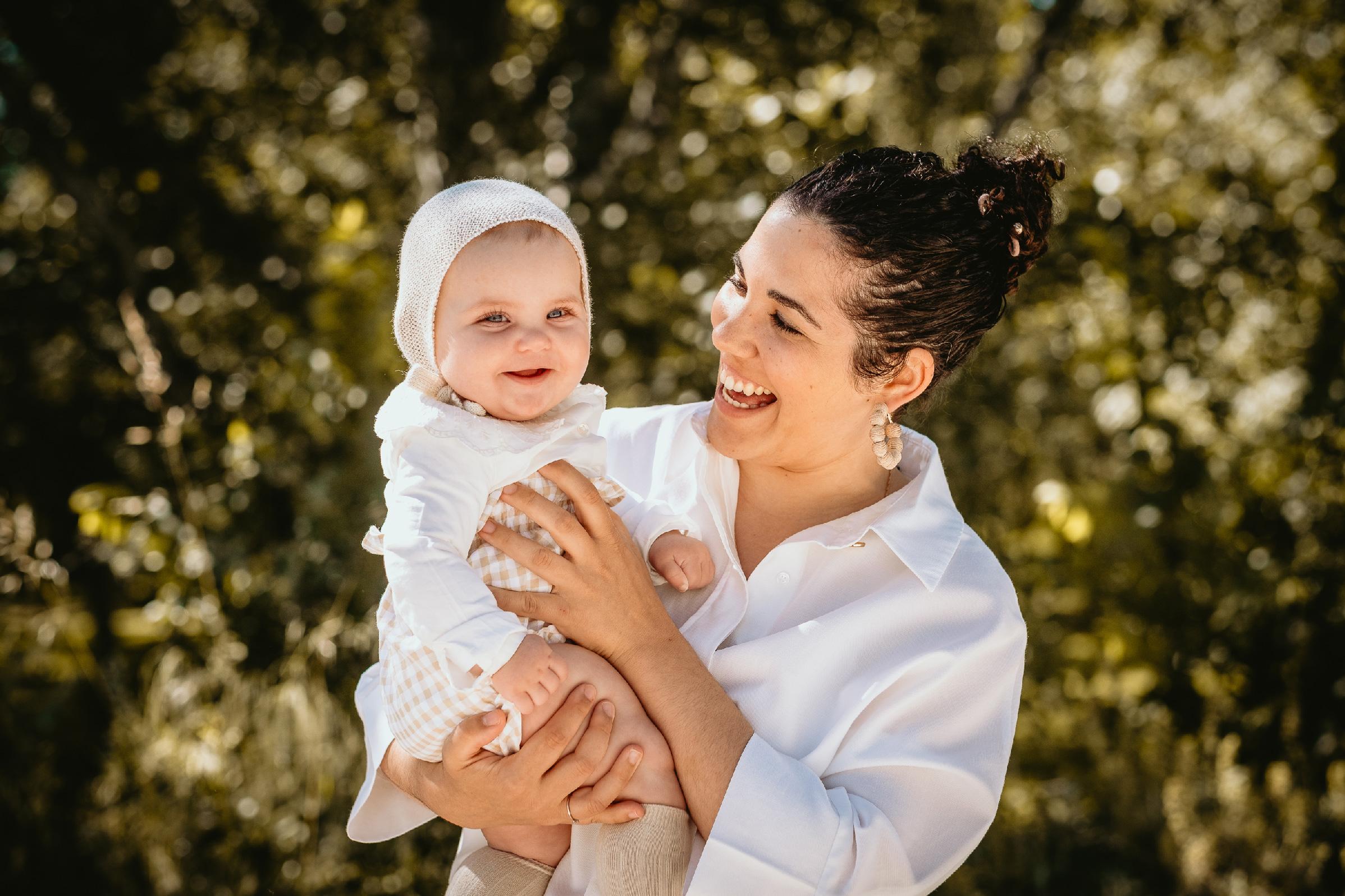 sesión bautizo recordatorio familia exterior natural familia bautismo