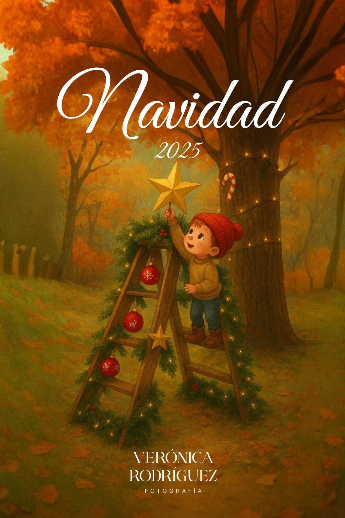 sesion fotos navidad zaragoza fotografia fotografo reportaje exterior natural navidades 2025 veronica rodriguez