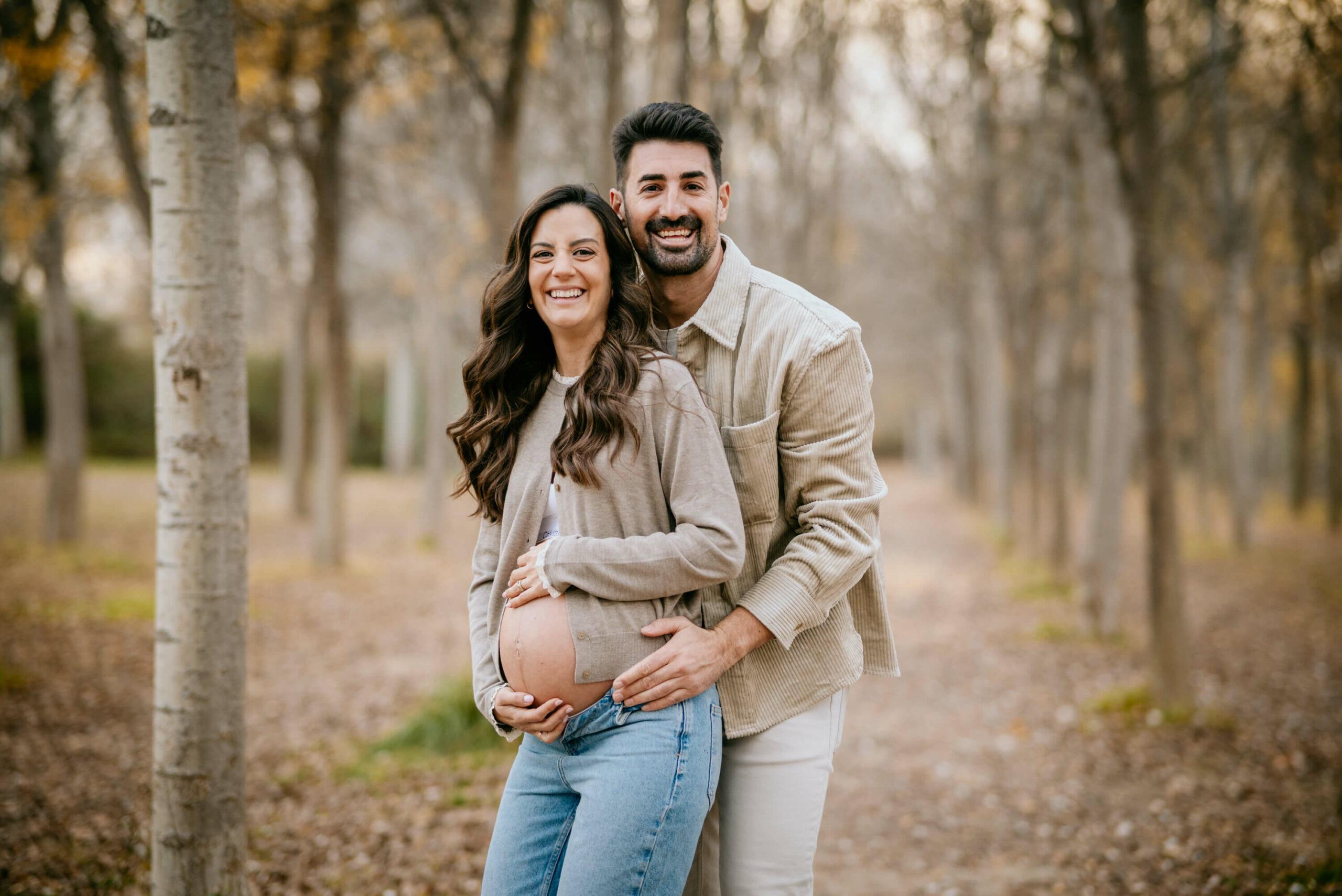 fotografia embarazo sesion exterior natural zaragoza veronica rodriguez